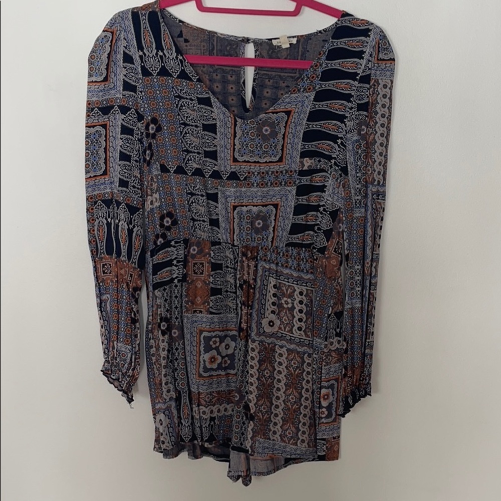 Patterned Romper